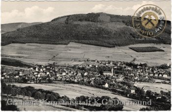 Ansichtskarte "Luftkurort Olsberg mit Blick auf den Olsberg"