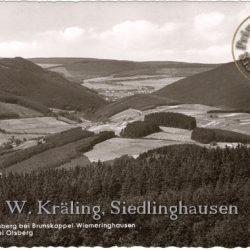 Ansichtskarte "Blick vom Kahlenberg bei Brunskappel"