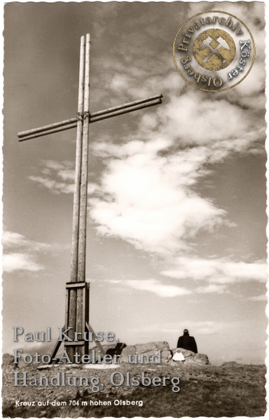 Ansichtskarte "Kreuz auf dem 704 m hohen Olsberg"
