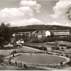 Ansichtskarte "Kneipp- und Luftkurort Olsberg - Im Schwimmbad"