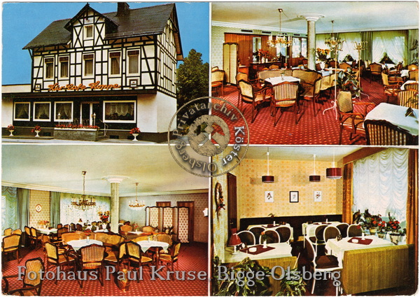 Ansichtskarte "Kur-Café Hoppe"