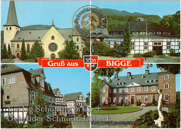 Ansichtskarte "Gruß aus Bigge"