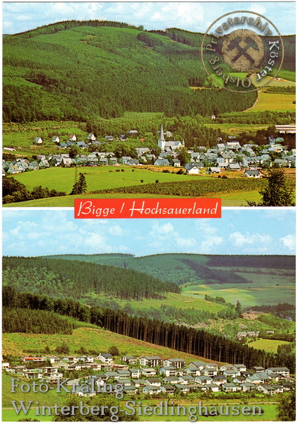 Ansichtskarte "Bigge/Hochsauerland"