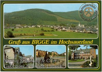 Ansichtskarte "Gruß aus Bigge im Hochsauerland"