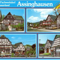 Ansichtskarte "Assinghausen - Schönes Fachwerkdorf"