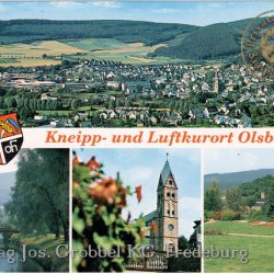 Ansichtskarte "Kneipp- und Luftkurort Olsberg"