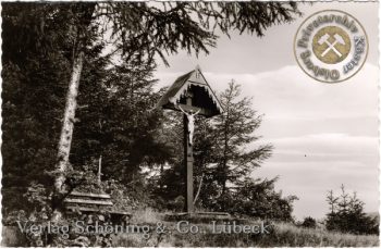 Ansichtskarte "Olsberg - Wegekreuz am Tannenköpfchen"