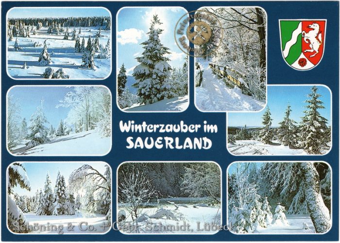 Ansichtskarte "Winterzauber im Sauerland"