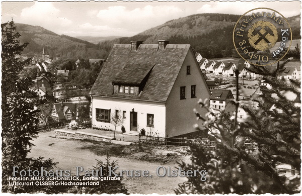 Ansichtskarte "Pension Haus Schönblick"