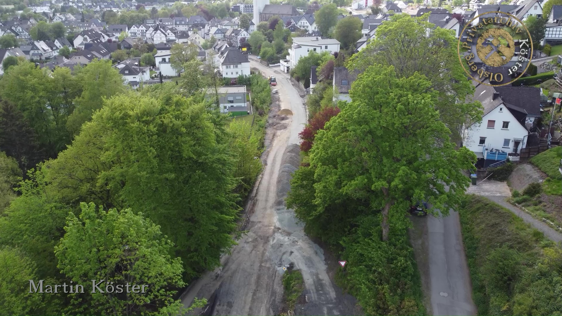 Sanierung der Hüttenstraße in Olsberg Mai 2023