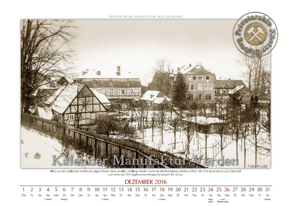 Kalender "Historische Ansichten aus Olsberg"