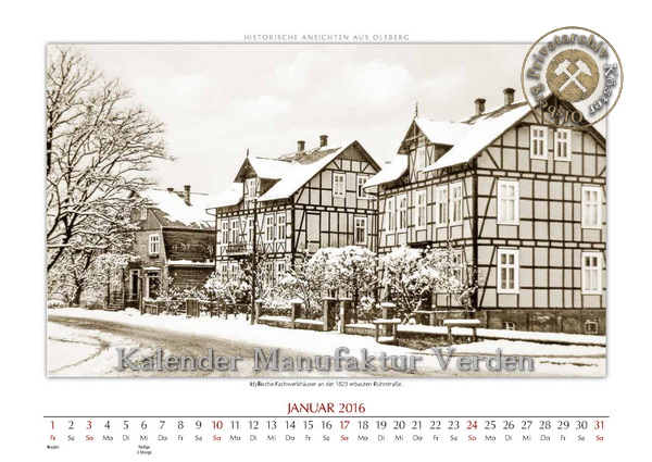 Kalender "Historische Ansichten aus Olsberg"