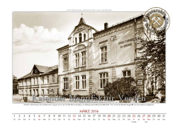 Kalender "Historische Ansichten aus Olsberg"