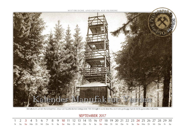 Kalender "Historische Ansichten aus Olsberg"