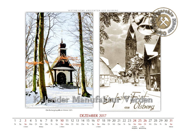 Kalender "Historische Ansichten aus Olsberg"