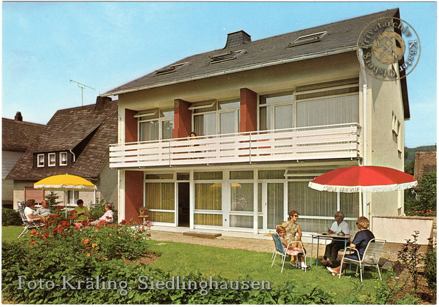 Ansichtskarte "Pension Köster" 1972