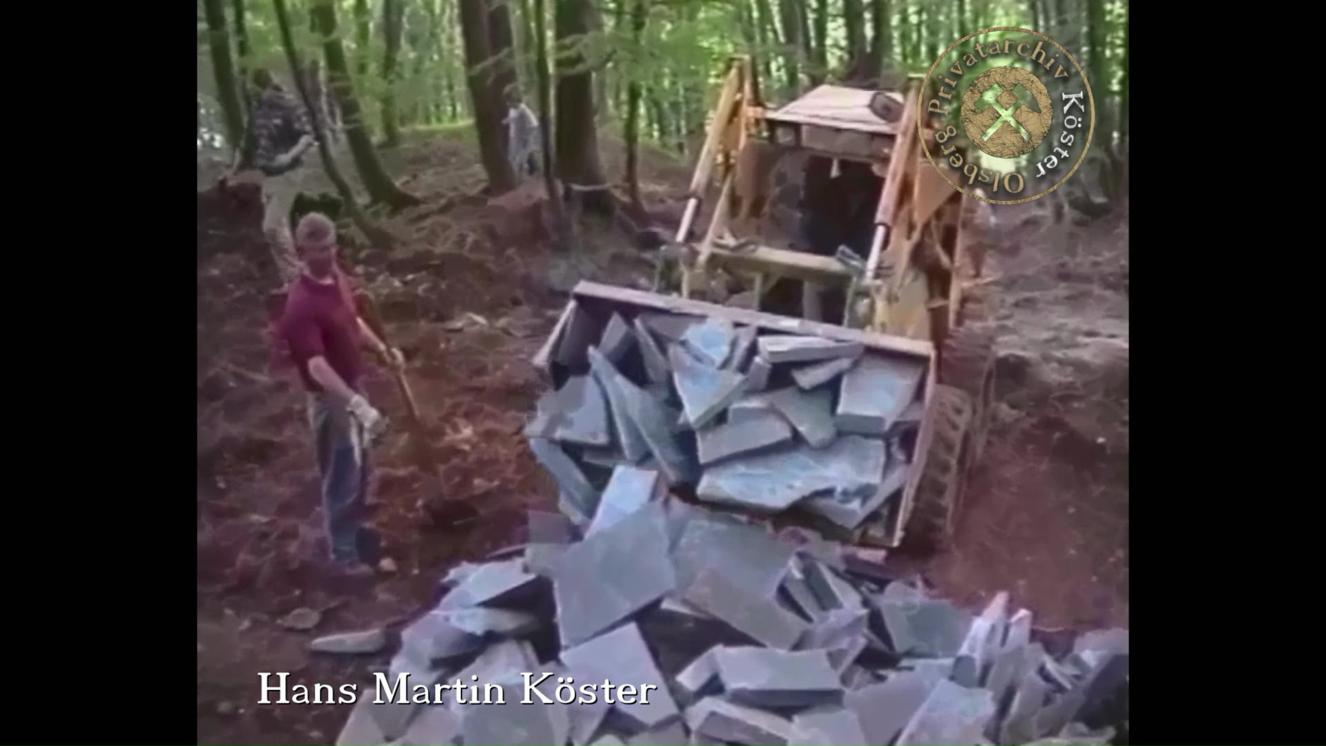 Maxstollen - Rekonstruktion des Mundlochs