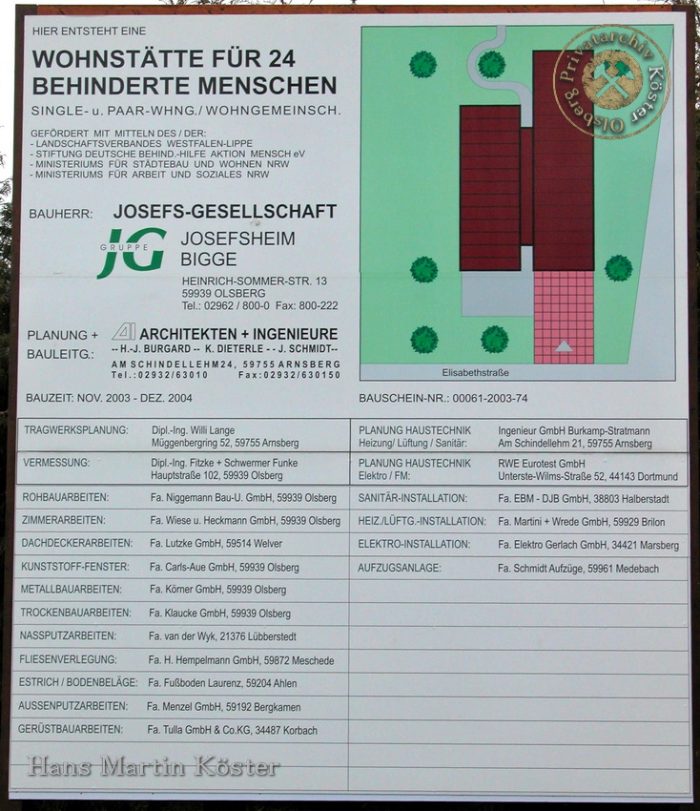 Neubau am Josefsheim Bigge 2004