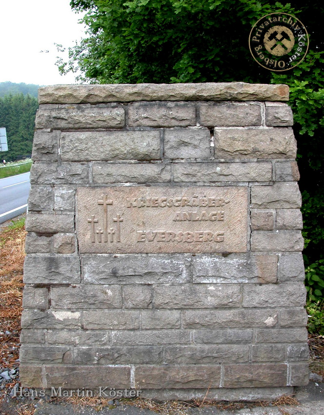 Eversberg - Die Kriegsgräberanlage 2004